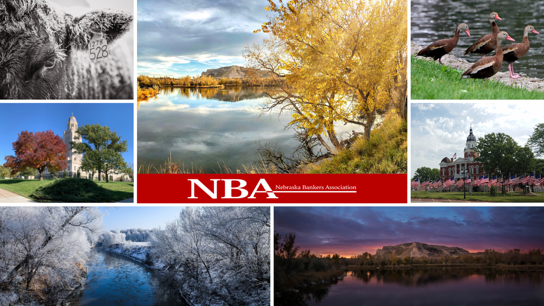 Past photo submissions for the NBA Scenes of Nebraska annual calendar; photos are arranged in a grid
