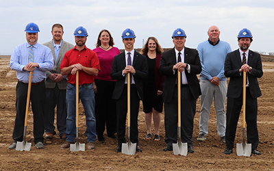 Cornerstone Bank recently broke ground on the bank's new technology center in York.