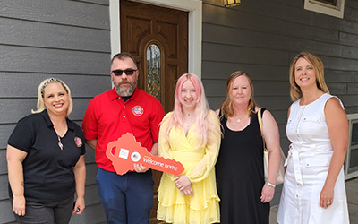 Wells Fargo presented a finished home to a U.S. Army veteran.